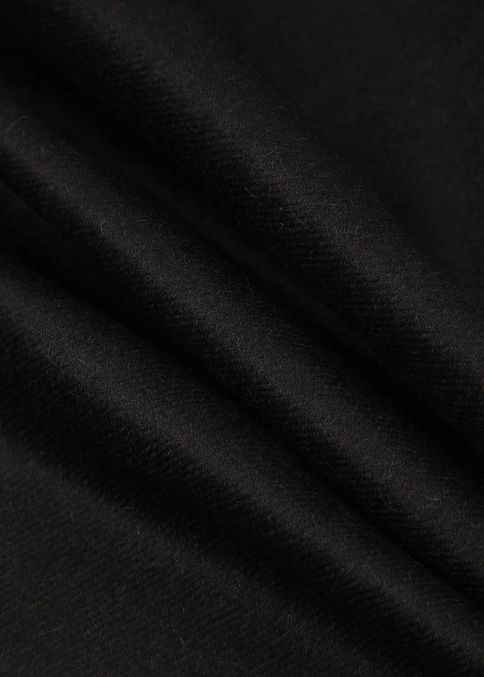 Alpaca Scarf, Deep Black - Image 6