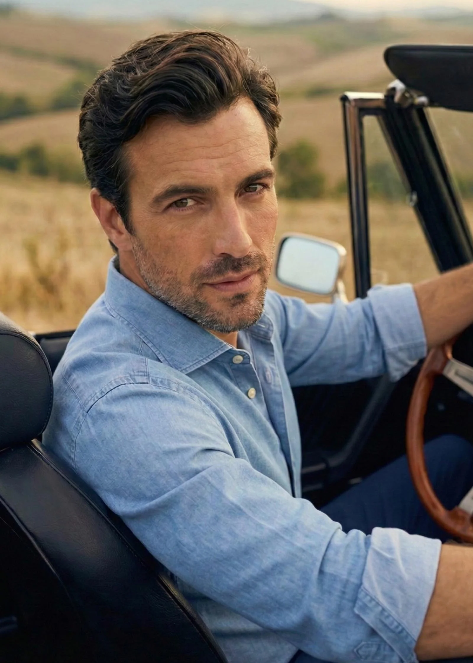 Denim Shirt, Light Blue - Image 3