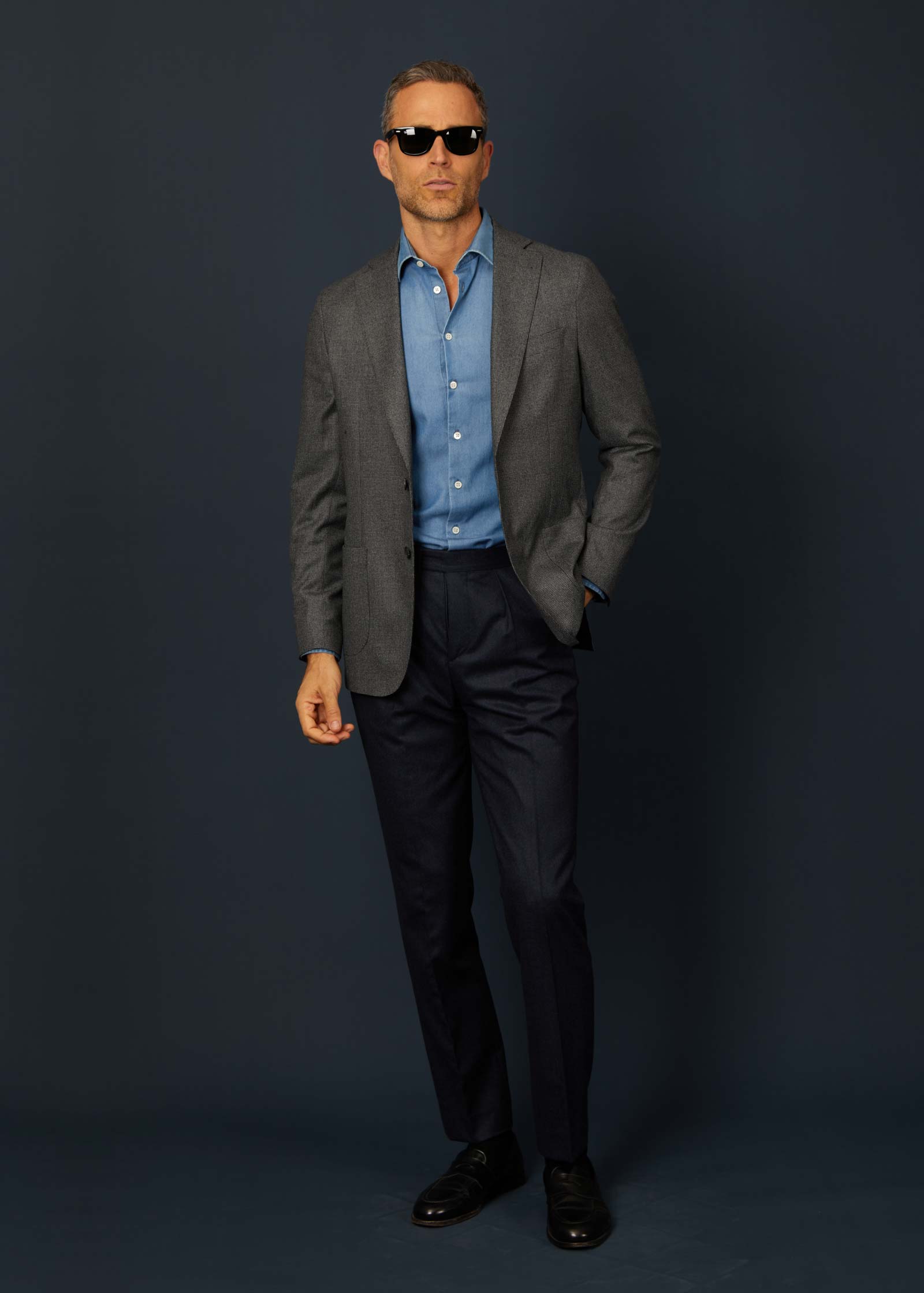 Denim Shirt, Light Blue - Image 6