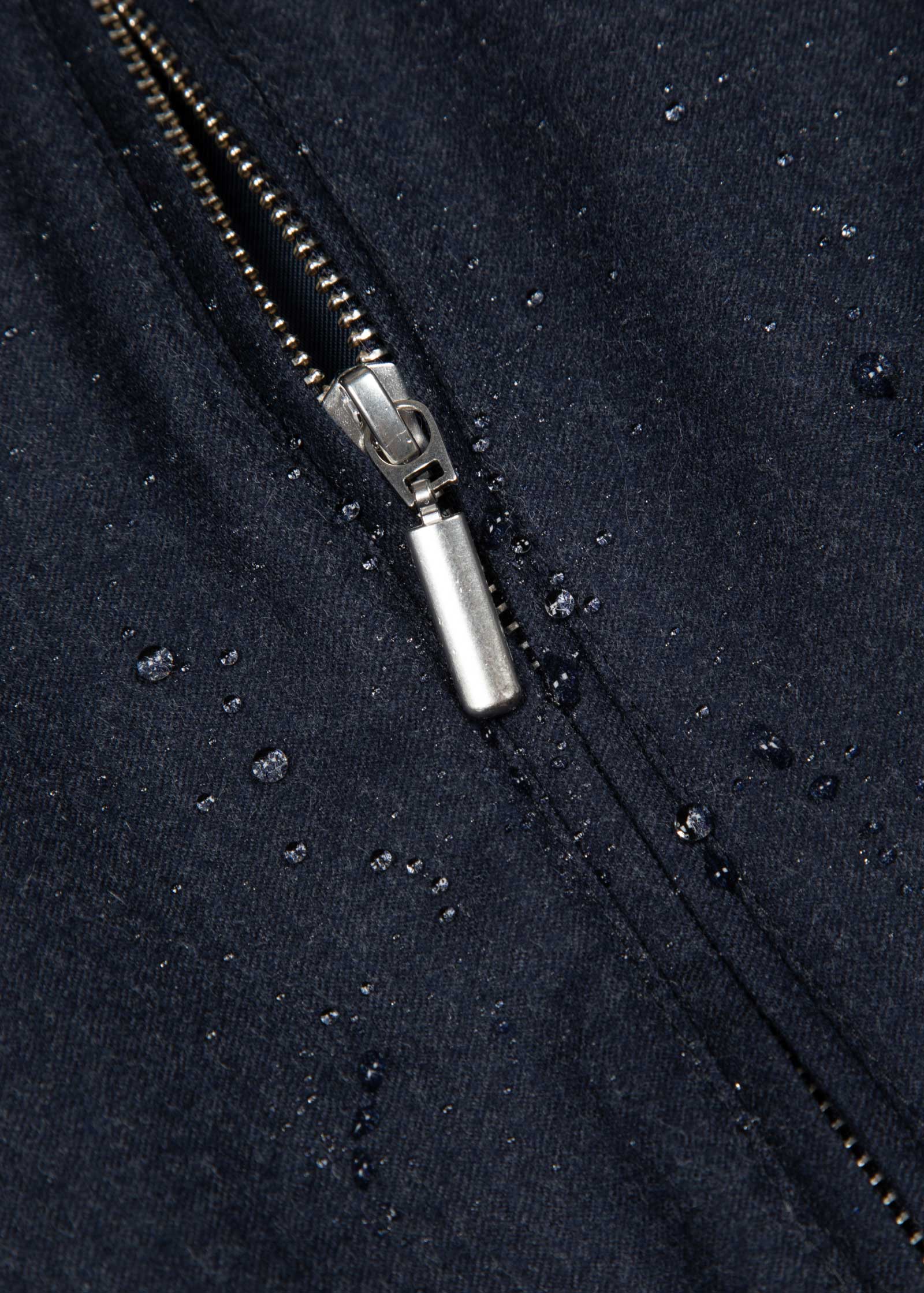 Flannel Blouson Vest 2.0, Navy - Image 8