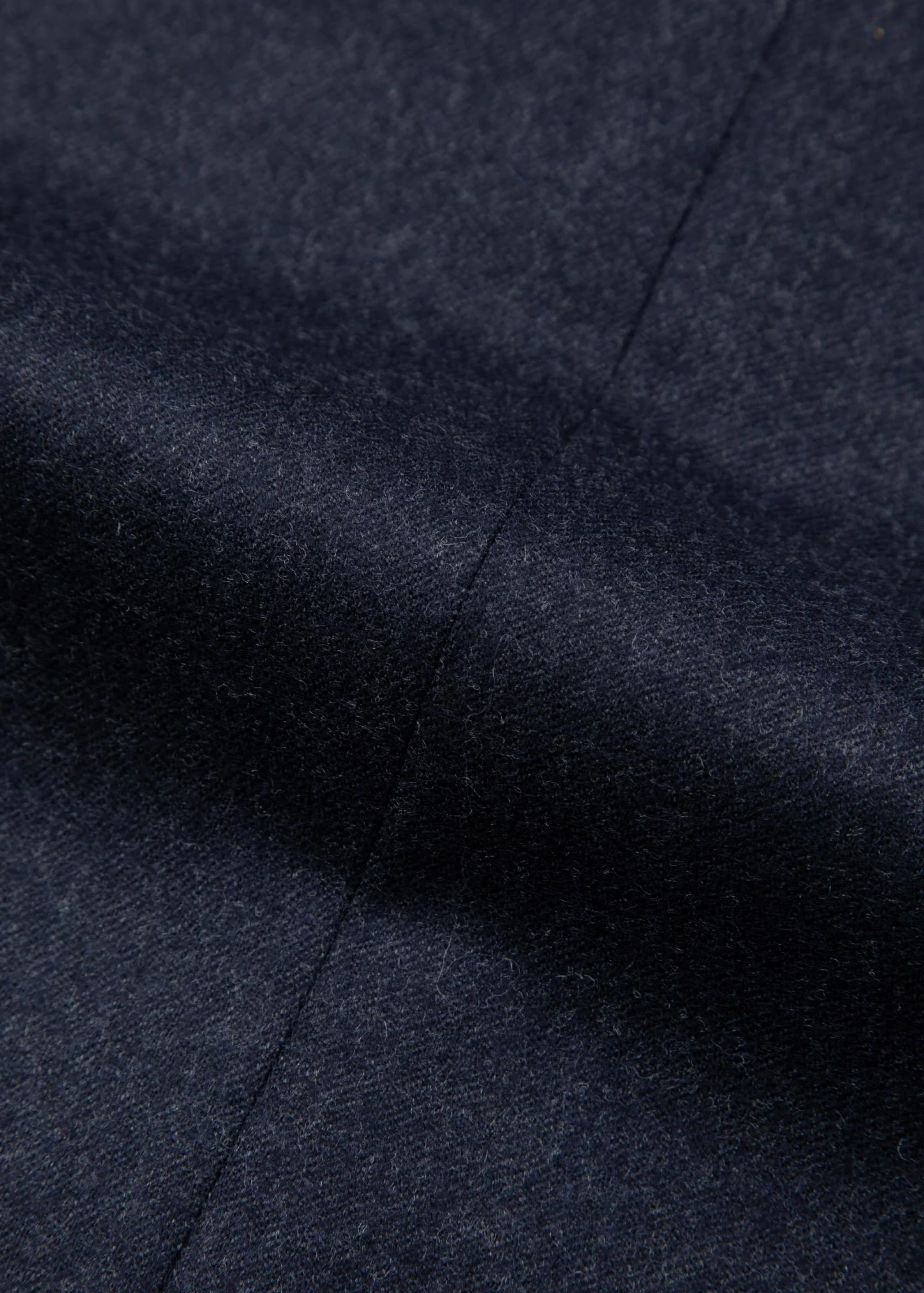 Flannel Trouser, Pleated, Navy - Image 9