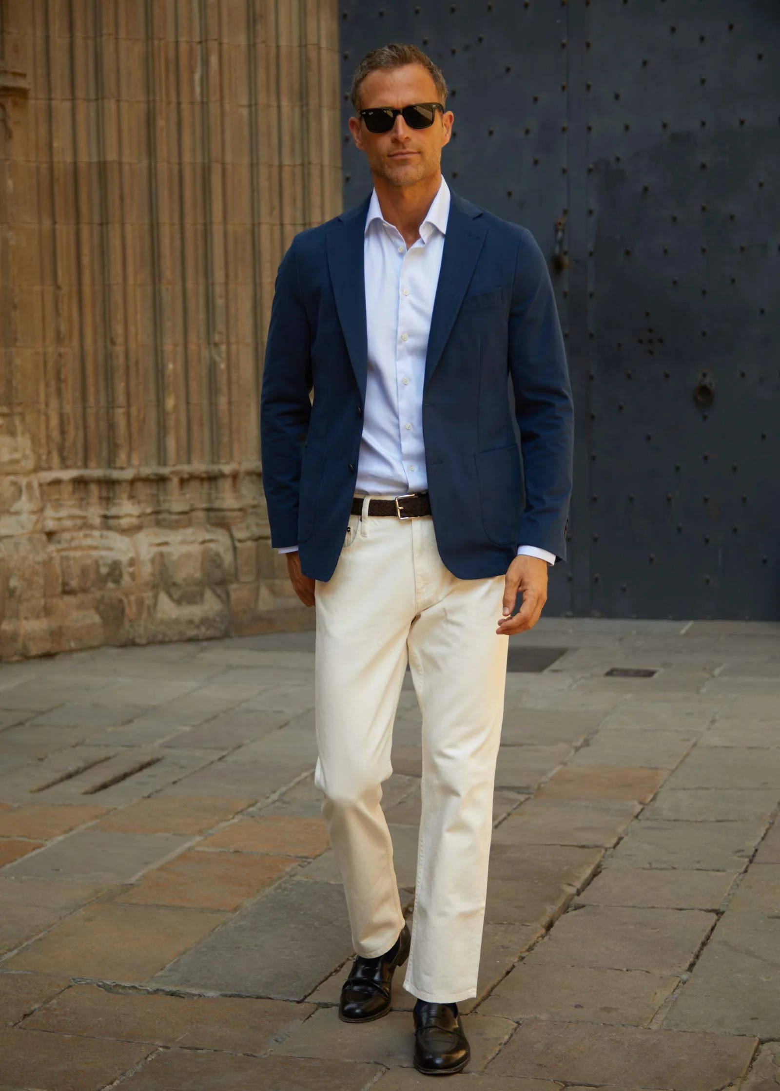 Jeans, Off White, Regular Fit - Image 5