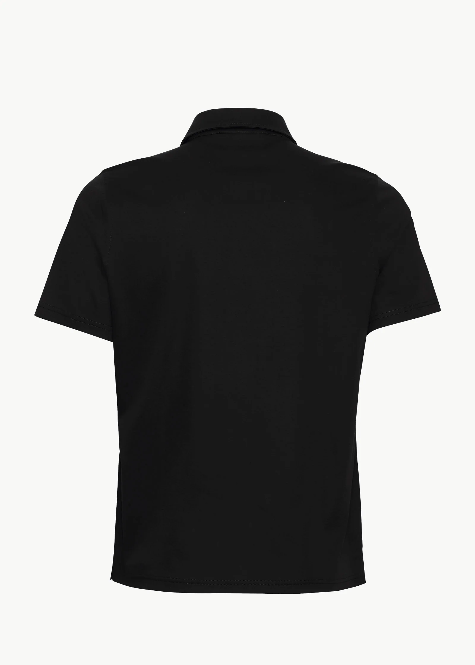 Jersey Polo Shirt, Deep Black - Image 7