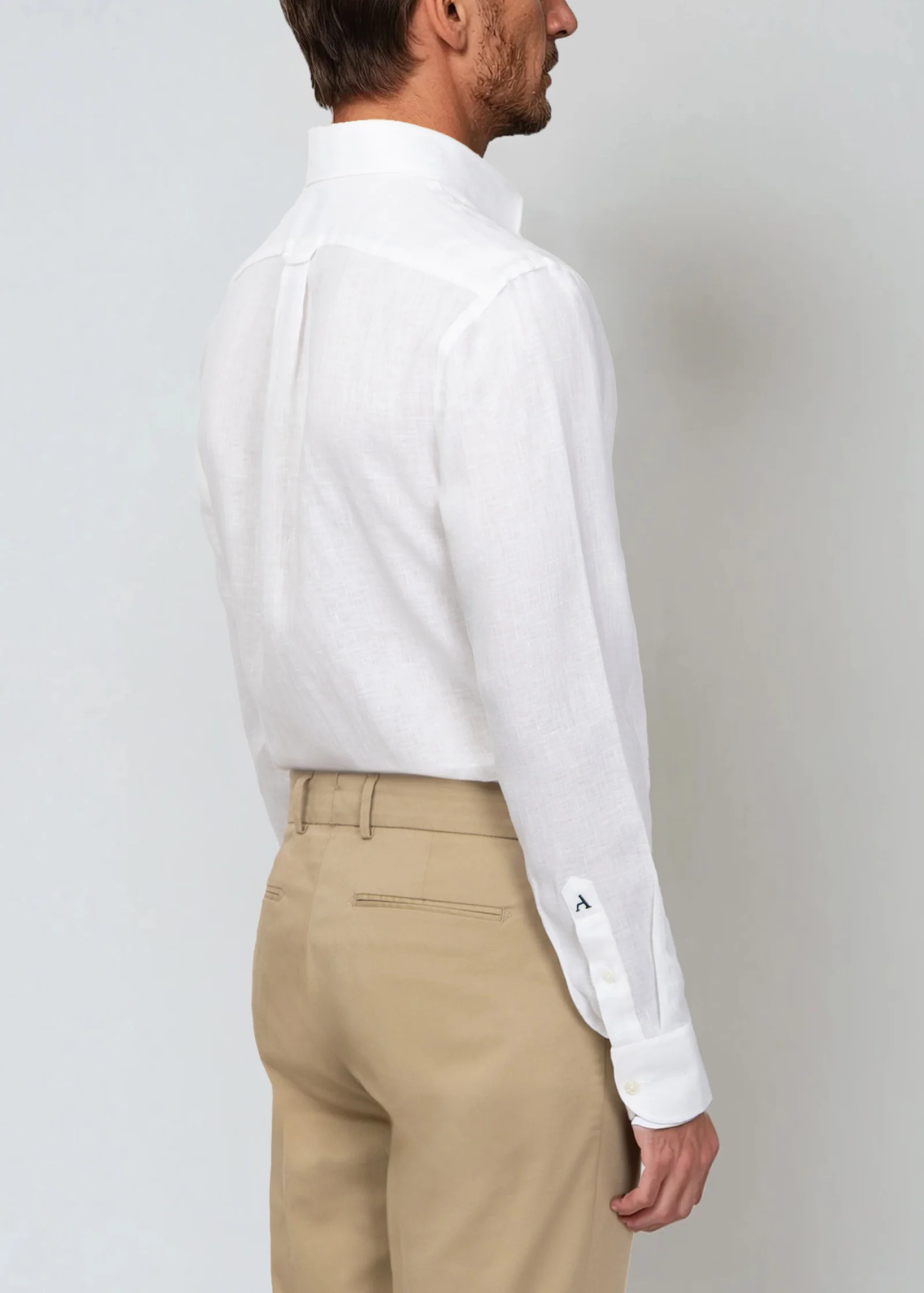 Linen Shirt, Pure White - Image 5