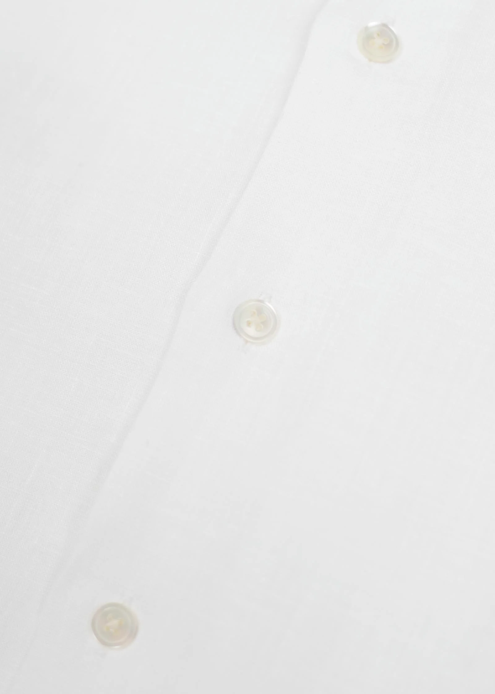 Linen Shirt, Pure White - Image 8
