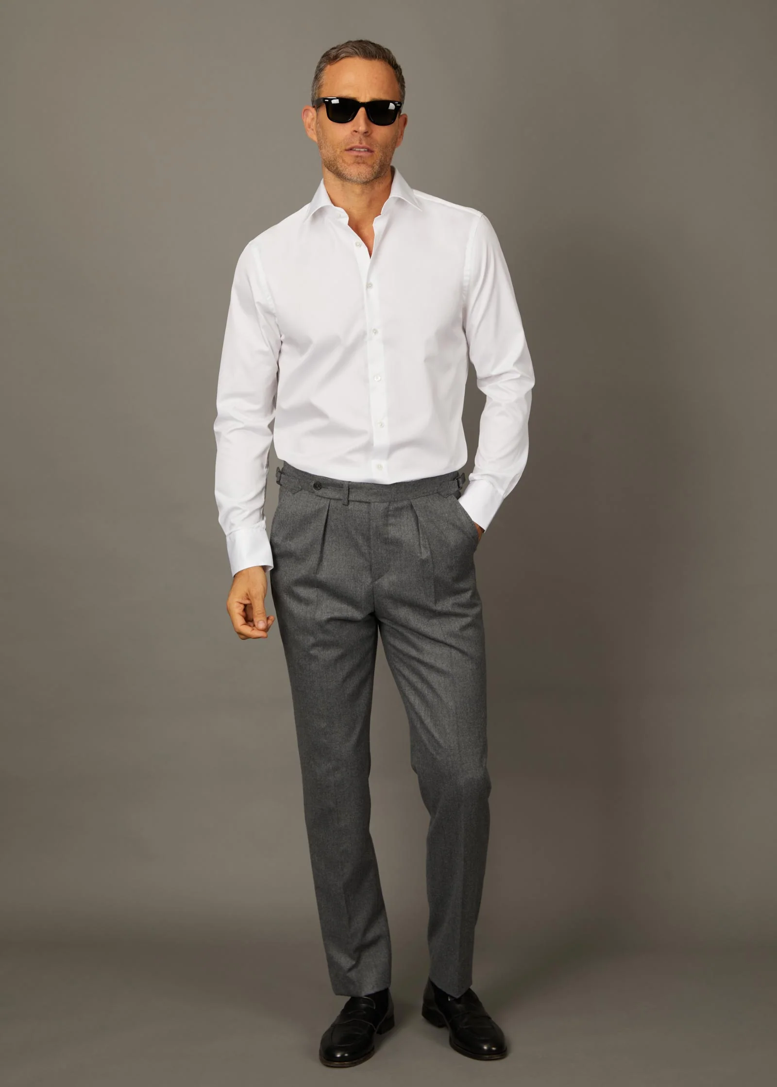 Twill Shirt, Pure White - Image 4
