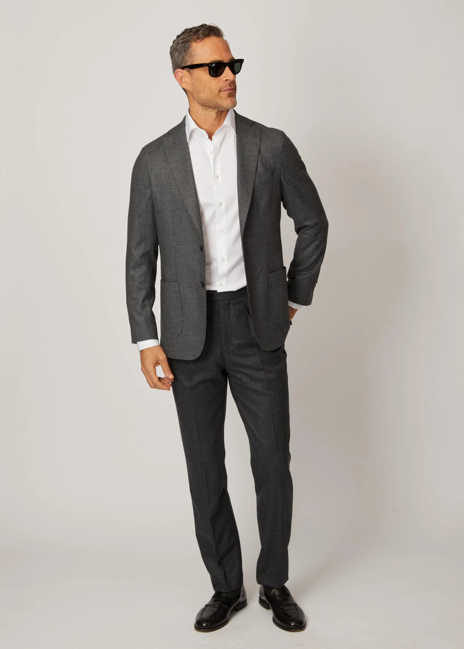 Twill Shirt, Pure White - Image 6